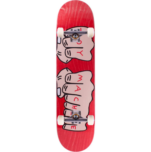 Toy Machine Fists Complete Skateboard 7.37" red veneer
