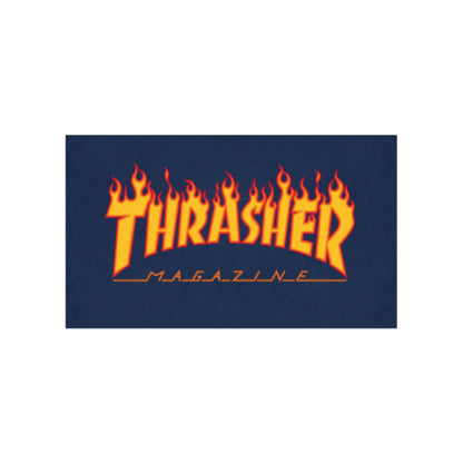 Thrasher Flame Logo Tee - Navy