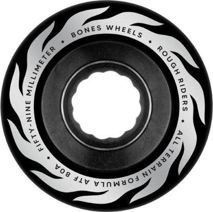 Bones ATF Rough Riders Wheels Eternal Flame 59MM 80A black