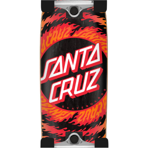 Santa Cruz Flame Ringed Dot Cruiser Complete 29.4" graphic