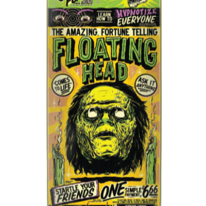 Creature John Gardner Floating Head Skateboard Deck 8.59"