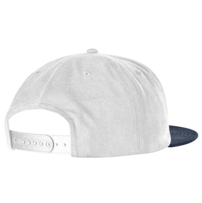 Etnies X FOS Snapback Hat - White/Navy back