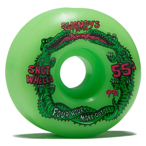 Snot Conical Swampy Four Hour Make Outs Wheels Neon Green 55MM 99A