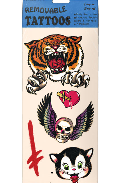 Deathwish Foy Tattoos Skateboard Deck 8.3875" graphic