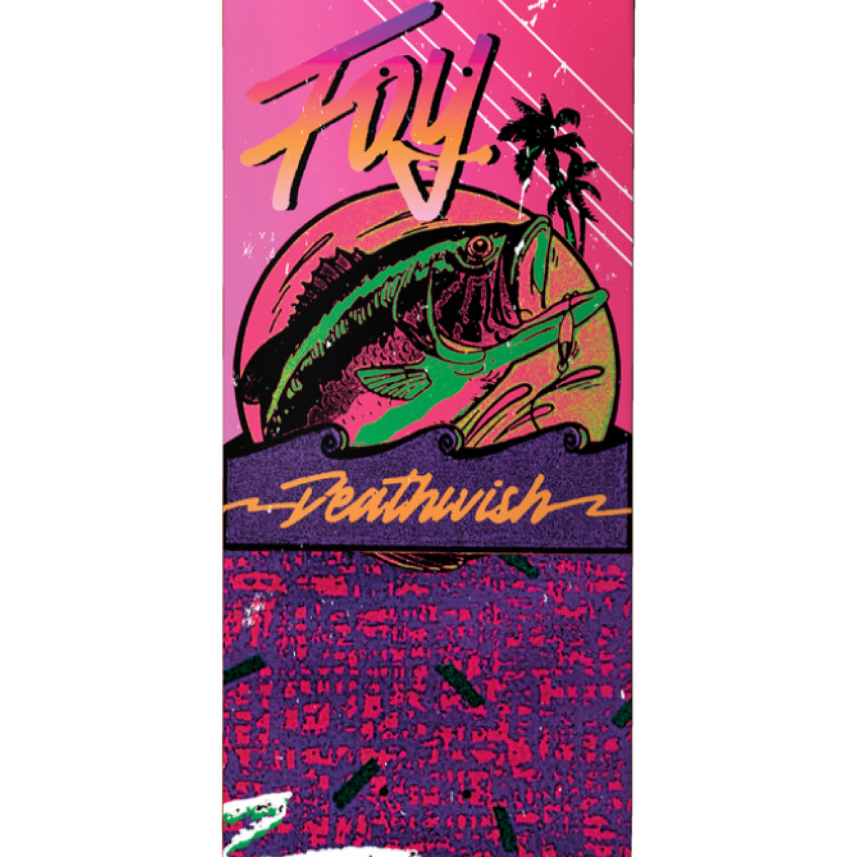 Deathwish Foy Pro Bass Skateboard Deck 8.5" graphic