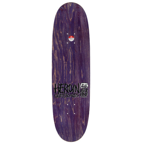 Heroin Fried Egg 3 Skateboard Deck 8.9"