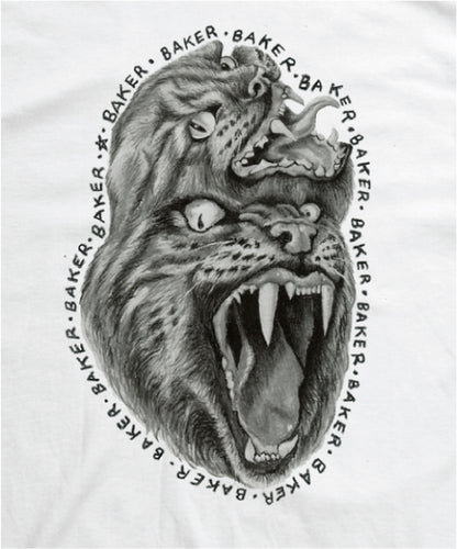Baker Fried Beast Tee - White graphic