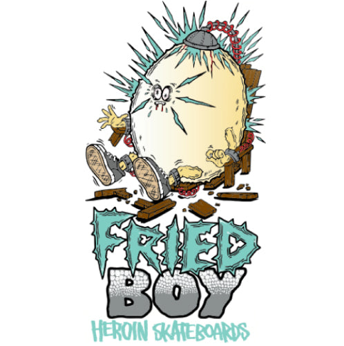 Heroin Fried Boy Stickers - Set of 6