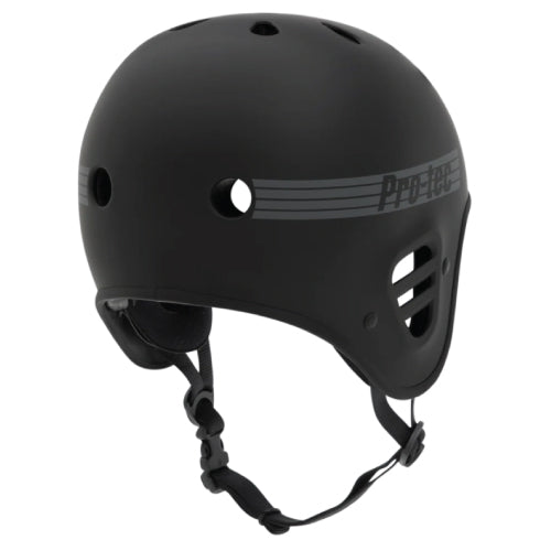 Pro-Tec Full Cut Certified Skate Helmet Matte Black Back