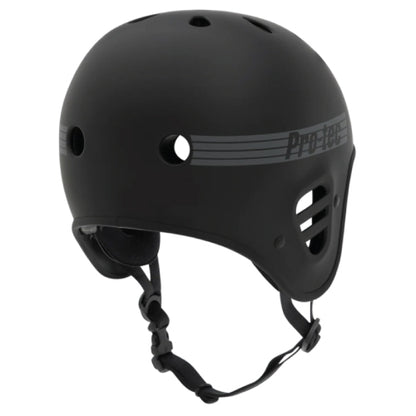 Pro-Tec Full Cut Certified Skate Helmet Matte Black Back