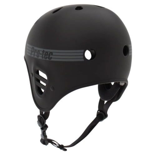 Pro-Tec Full Cut Certified Skate Helmet Matte Black Back