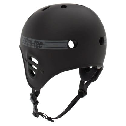 Pro-Tec Full Cut Certified Skate Helmet Matte Black Back
