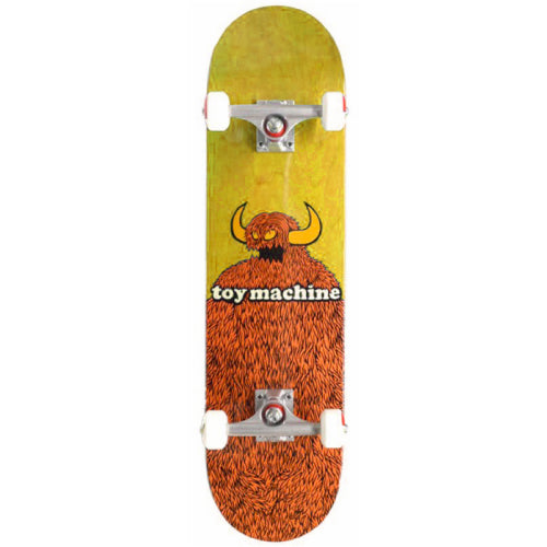Toy Machine Furry Monster Complete Skateboard Assorted Stains 8.0"
