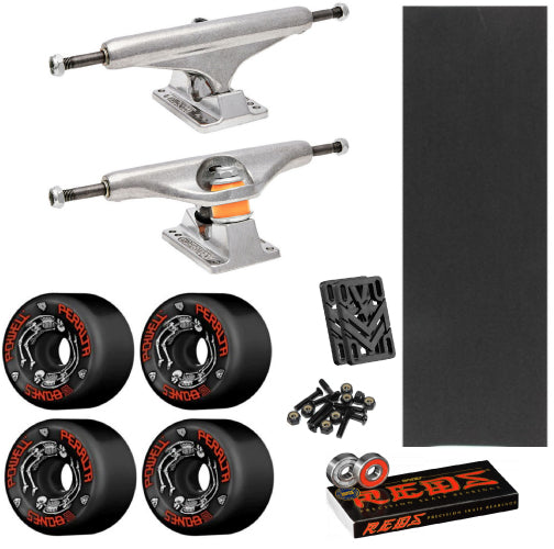 Cruiser/Pool Deck Skate Pack - Independent Trucks, Powell Wheels, Bones  Reds Bearings, MOB Grip, Risers, Hardware or