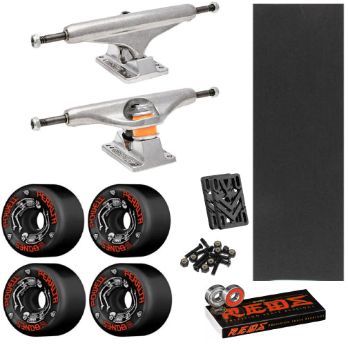 Cruiser/Pool Deck Skate Pack - Independent Trucks, Powell Wheels, Bones Reds Bearings, MOB Grip, Risers, Hardware or