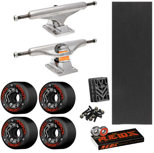 Cruiser/Pool Deck Skate Pack - Independent Trucks, Powell Wheels, Bones  Reds Bearings, MOB Grip, Risers, Hardware or