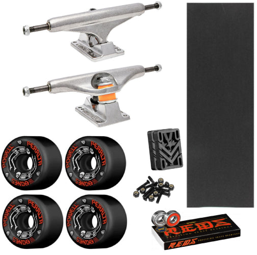 Cruiser/Pool Deck Skate Pack - Independent Trucks, Powell Wheels, Bones Reds Bearings, MOB Grip, Risers, Hardware or