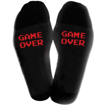 Girl X Pac-Man Game Over Socks - Black bottom