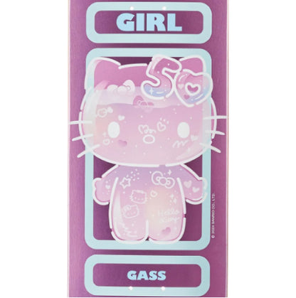 Girl X Hello Kitty 50th Anniversary Gass Skateboard Deck 8.125"