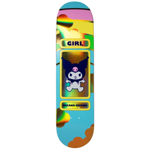 Girl X Hello Kitty Geering Rainbow Blind Bag Skateboard Deck 8.0" gold