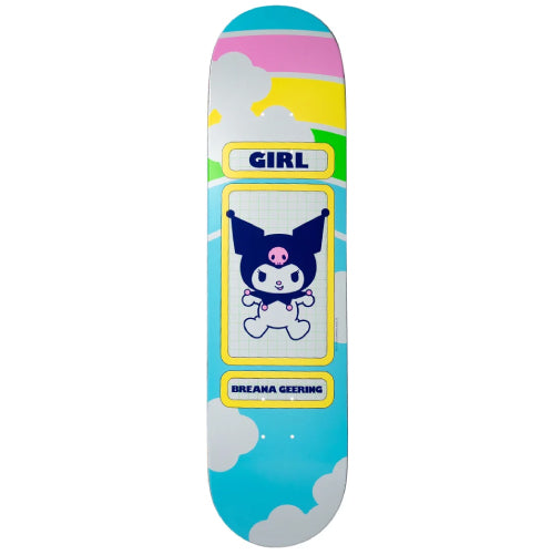 Girl X Hello Kitty Geering Rainbow Blind Bag Skateboard Deck 8.0" white