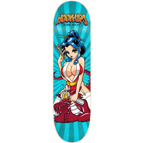 Hook-Ups Geisha 3 Skateboard Deck 8.5"