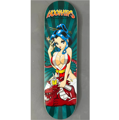 Hook-Ups Geisha 3 Skateboard Deck 8.5"