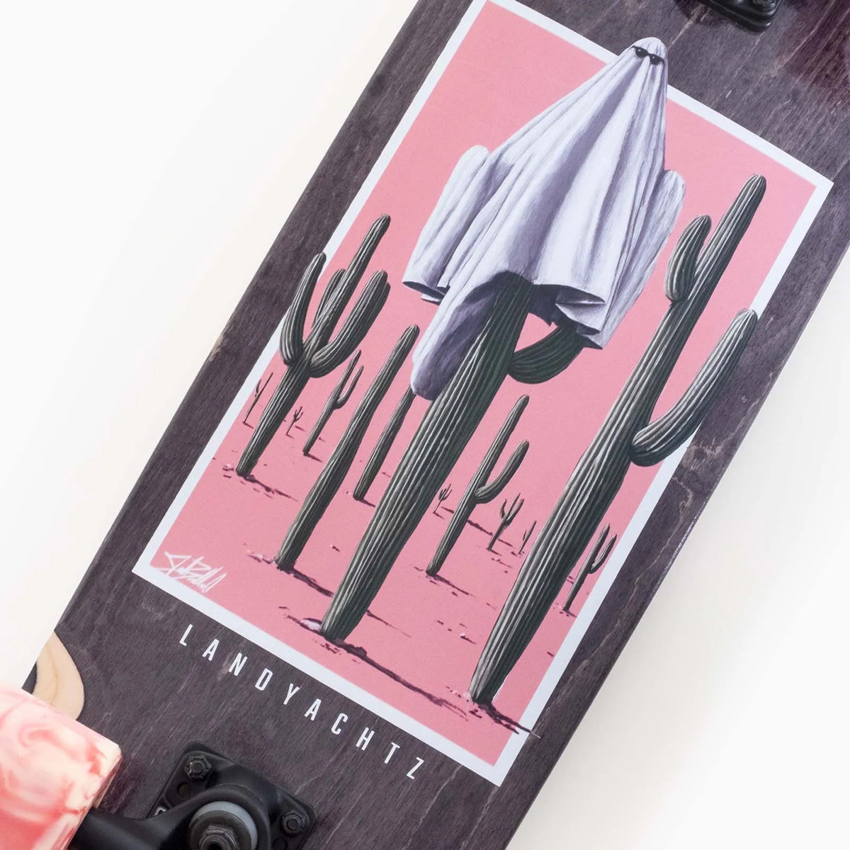 Landyachtz Dinghy Classic Ghosted Cruiser Complete 28.5" graphic