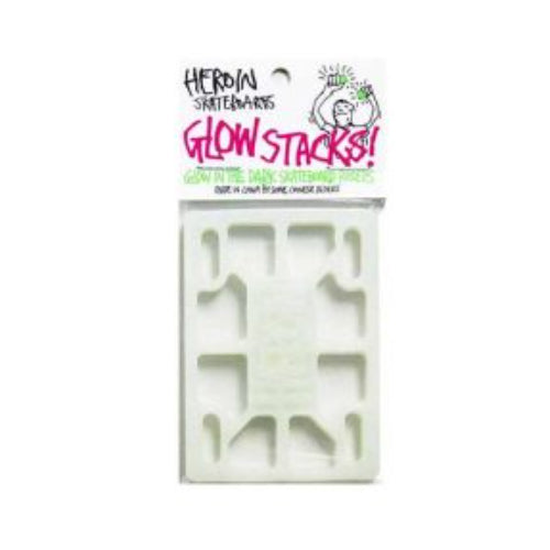 Heroin Glow in the Dark Risers 1/8" (Set of 2)