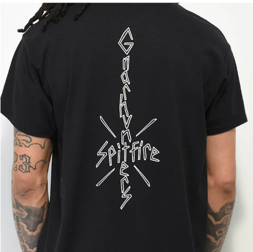 Spitfire X Gnarhunters Skateboard Tee - Black