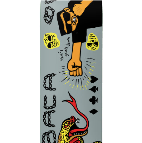 Baker Baca Going Down Skateboard Deck 8.25" close