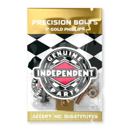 Independent Phillips Hardware Gold/Black 1" packaging