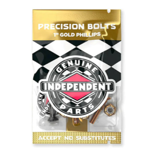 Independent Phillips Hardware Gold/Black 1" packaging