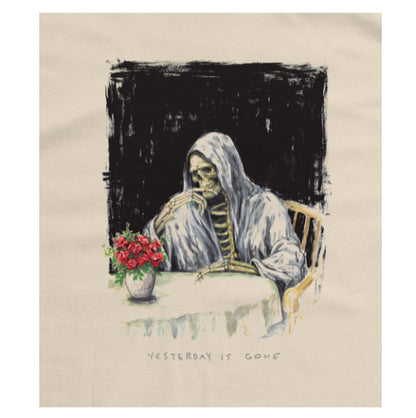 Deathwish Yesterday is Gone Tee - Cream graphic
