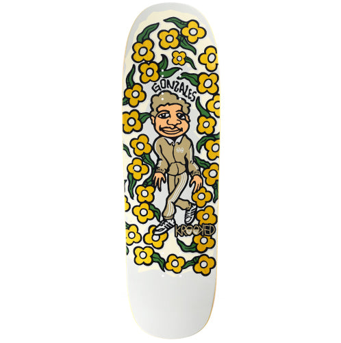 Krooked Gonz Sweatpants Double Drilled Skateboard Deck 9.25"