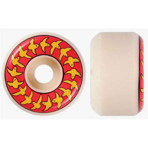 Spitfire F4 Conical Full Mark Gonzales Birds Wheels Red/Yellow/Natural 54MM 99D