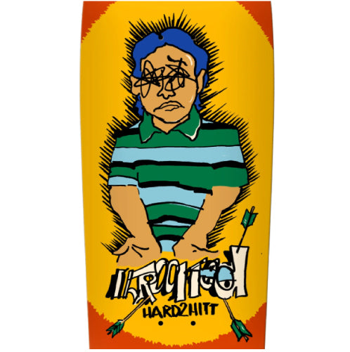 Krooked Gonz Hard2Hitt Skateboard Deck 9.81" graphic