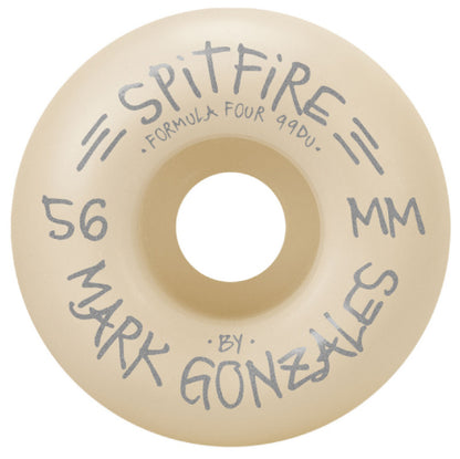 Spitfire F4 Classic Mark Gonzales Shmoo Skateboard Wheels Blue/Natural 56MM 99D