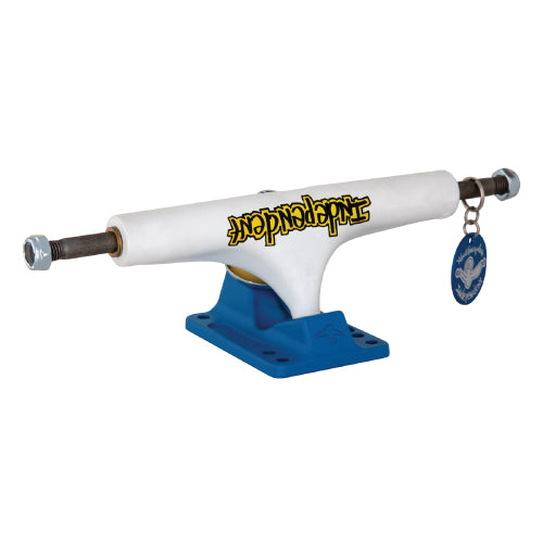 Independent Gonz Stage 11 Flat White/Blue Standard Trucks (Set of 2)