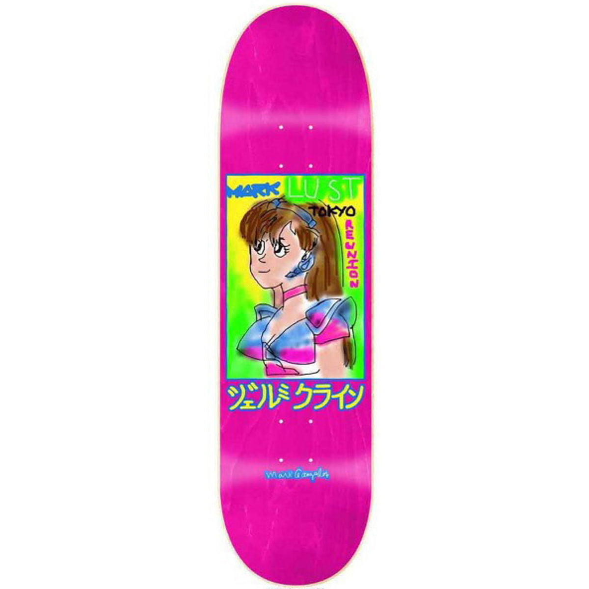Hook-Ups Jeremy Klein Gonz Dream Girl Skateboard Deck 8.5" full bottom