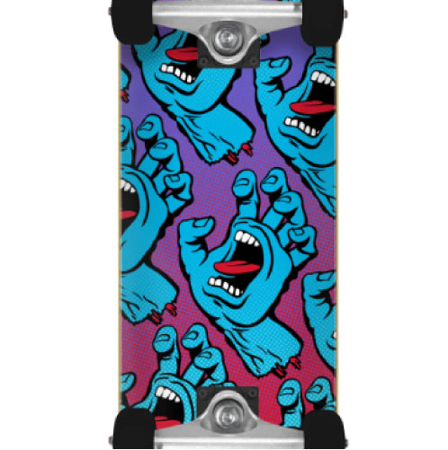 Santa Cruz Gradient Hands Complete Skateboard 7.5" close