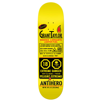 Antihero Grant Fueled Up Skateboard Deck 8.38" full bottom
