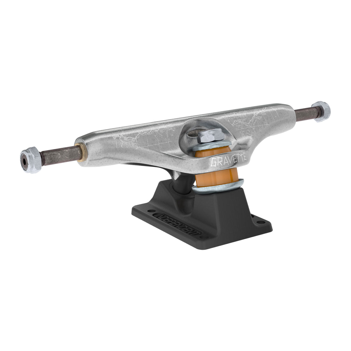 Independent Stage 11 Hollow David Gravette Silver/Black Trucks (Set of 2)