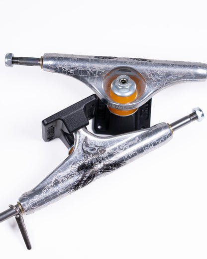 Independent Stage 11 Hollow David Gravette Silver/Black Trucks (Set of 2)