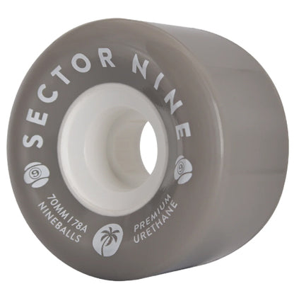Sector 9 Nineballs Skateboard Wheels 70MM 78A gray ghost profile