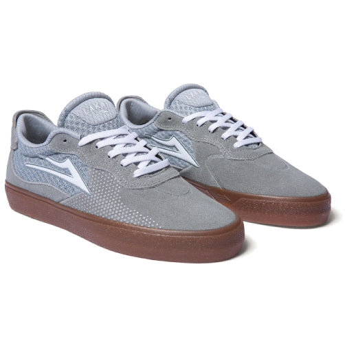 Lakai Essex Skate Shoe - Light Grey/Gum
