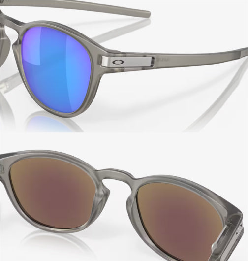 Oakley Latch - Matte Grey Ink Lens with Prizm Sapphire Polarized Lenses