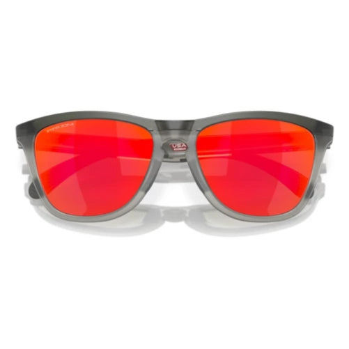 Oakley Frogskins Range Matte Grey Smoke with Grey Ink Frame and Prizm Ruby Lenses