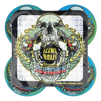 Santa Cruz Chubbies Slime Balls Greyson Fletcher Skateboard Wheels 54MM 99A set