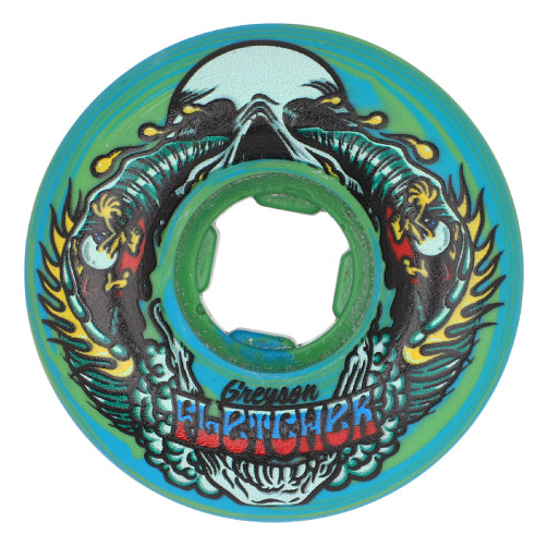 Santa Cruz Chubbies Slime Balls Greyson Fletcher Skateboard Wheels 54MM 99A outside